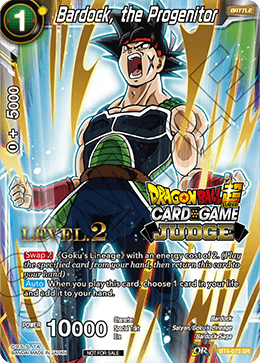 Bardock, the Progenitor (Level 2) - Judge Promotion Cards - Promo - BT4-073