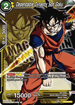 Dependable Dynasty Son Goku - Expansion Deck Box Set 08: Magnificent Collection - Forsaken Warrior - Common - BT4-078