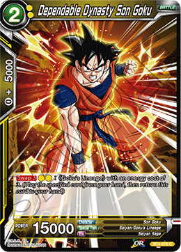 Dependable Dynasty Son Goku - Colossal Warfare - Common - BT4-078
