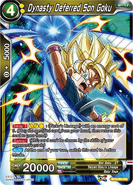 Dynasty Deferred Son Goku - Colossal Warfare - Uncommon - BT4-081