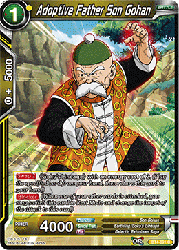 Adoptive Father Son Gohan (Reprint) - Battle Evolution Booster - Common - BT4-091