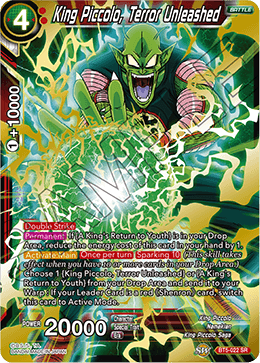 King Piccolo, Terror Unleashed - Miraculous Revival - Super Rare - BT5-022