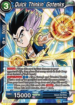 Quick Thinkin' Gotenks - Miraculous Revival - Uncommon - BT5-039