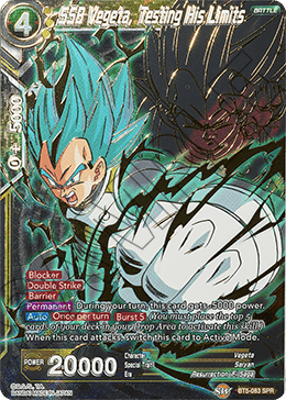SSB Vegeta, Testing His Limits (SPR) - Miraculous Revival - Special Rare - BT5-083