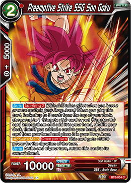 Preemptive Strike SSG Son Goku - Destroyer Kings - Common - BT6-004