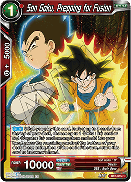 Son Goku, Prepping for Fusion - Destroyer Kings - Common - BT6-005