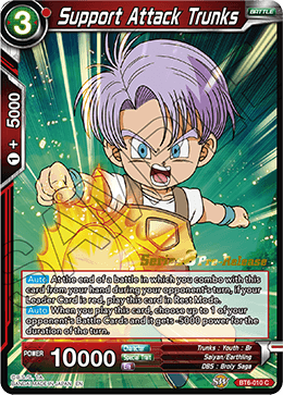 Support Attack Trunks - Destroyer Kings Pre-Release Cards - Common - BT6-010_PR
