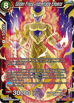 Golden Frieza, Indomitable Emperor - Destroyer Kings - Super Rare - BT6-017