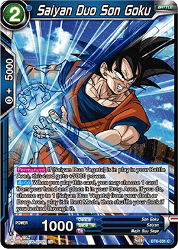 Saiyan Duo Son Goku - Destroyer Kings - Common - BT6-031