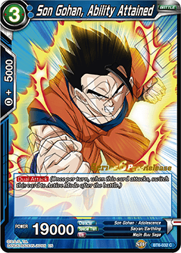 Son Gohan, Ability Attained - Destroyer Kings Pre-Release Cards - Common - BT6-032_PR