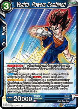 Vegito, Powers Combined - Destroyer Kings - Common - BT6-036