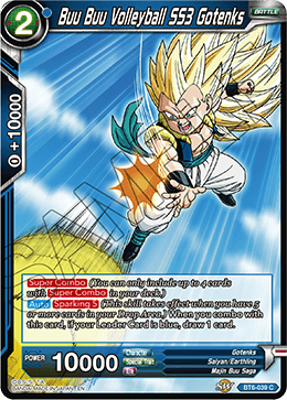 Buu Buu Volleyball SS3 Gotenks - Destroyer Kings - Common - BT6-039