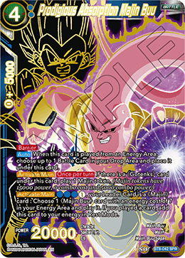 Prodigious Absorption Majin Buu (SPR) - Destroyer Kings - Special Rare - BT6-042_SPR