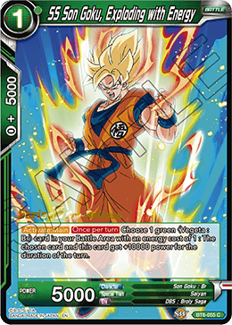 SS Son Goku, Exploding with Energy - Destroyer Kings Pre-Release Cards - Common - BT6-055_PR
