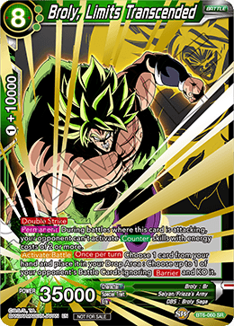 Broly, Limits Transcended (Event Pack 3 - 2019) - Promotion Cards - Promo - BT6-060_PR