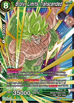 Broly, Limits Transcended - Destroyer Kings - Super Rare - BT6-060