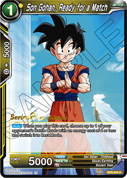 Son Gohan, Ready for a Match - Destroyer Kings Pre-Release Cards - Common - BT6-084_PR