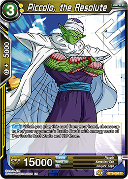 Piccolo, the Resolute - Destroyer Kings - Common - BT6-088