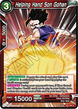 Helping Hand Son Gohan - Assault of the Saiyans - Common - BT7-007