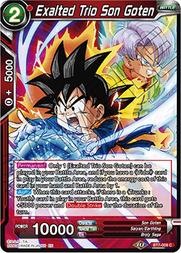 Exalted Trio Son Goten - Assault of the Saiyans - Common - BT7-009