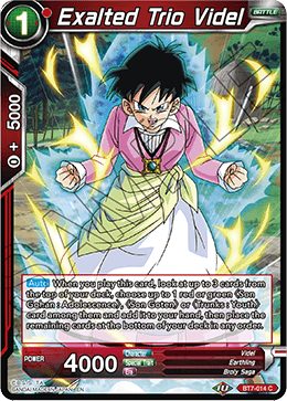 Exalted Trio Videl - Assault of the Saiyans - Common - BT7-014