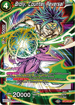 Broly, Counter Reversal - Assault of the Saiyans - Super Rare - BT7-020