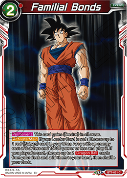 Familial Bonds - Assault of the Saiyans - Common - BT7-021