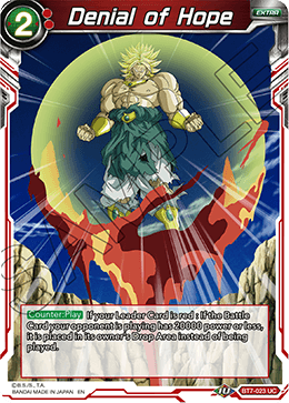 Denial of Hope - Assault of the Saiyans - Uncommon - BT7-023