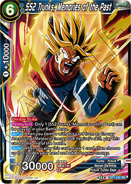 SS2 Trunks, Memories of the Past - Assault of the Saiyans - Super Rare - BT7-030