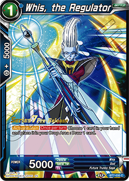 Whis, the Regulator - Assault of the Saiyans Pre-Release Cards - Promo - BT7-035_PR