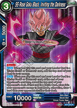 SS Rose Goku Black, Inviting the Darkness - Assault of the Saiyans - Rare - BT7-043