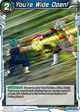 You're Wide Open! - Assault of the Saiyans - Uncommon - BT7-047