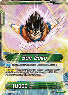 Son Goku // Kaio-Ken Son Goku, Training Complete - Assault of the Saiyans Pre-Release Cards - Promo - BT7-050_PR