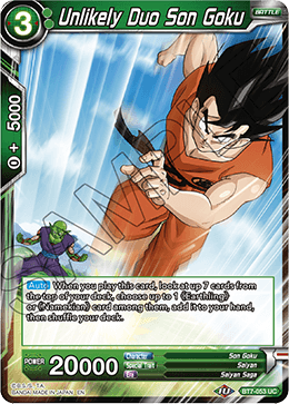 Unlikely Duo Son Goku - Assault of the Saiyans - Uncommon - BT7-053