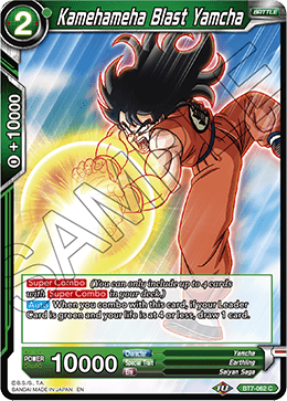 Kamehameha Blast Yamcha - Assault of the Saiyans - Common - BT7-062