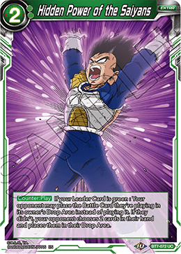 Hidden Power of the Saiyans - Assault of the Saiyans - Uncommon - BT7-072