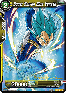 Super Saiyan Blue Vegeta - Assault of the Saiyans Pre-Release Cards - Promo - BT7-076_PR
