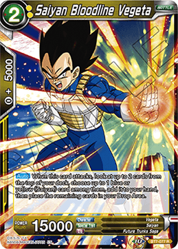 Saiyan Bloodline Vegeta - Assault of the Saiyans - Rare - BT7-077