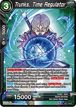 Trunks, Time Regulator (Reprint) - Battle Evolution Booster - Common - BT7-103