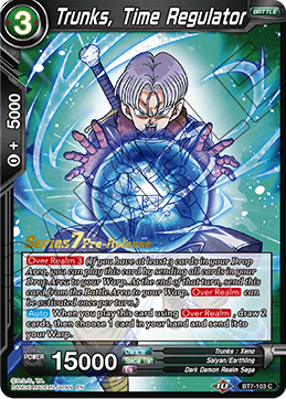 Trunks, Time Regulator - Assault of the Saiyans Pre-Release Cards - Promo - BT7-103_PR