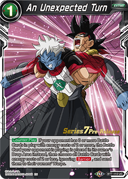 An Unexpected Turn - Assault of the Saiyans Pre-Release Cards - Promo - BT7-110_PR