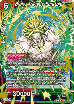 Broly, Tragedy Foretold - Assault of the Saiyans - Super Rare - BT7-115