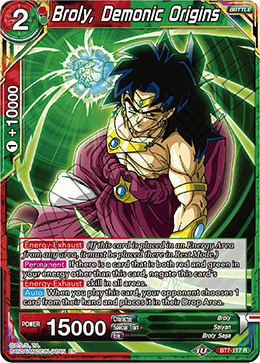 Broly, Demonic Origins - Assault of the Saiyans - Rare - BT7-117