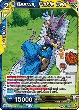 Beerus, Fickle God (Gen Con 2019) - Promotion Cards - Rare - BT7-120