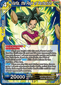 Kefla, the Peak of Perfection - Assault of the Saiyans - Uncommon - BT7-122