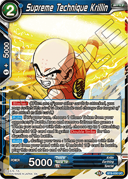 Supreme Technique Krillin - Malicious Machinations - Uncommon - BT8-030