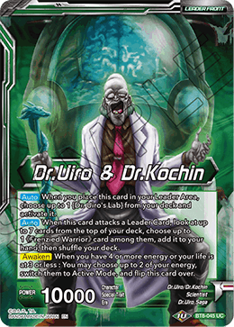 Dr.Uiro & Dr.Kochin // Dr.Uiro, the Evil Scientist - Malicious Machinations - Uncommon - BT8-045