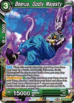 Beerus, Godly Majesty - Judge Promotion Cards - Promo - BT8-053