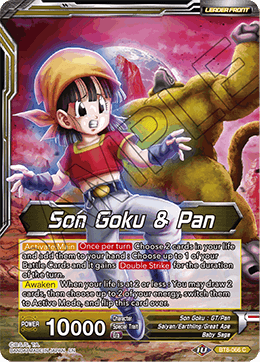 Son Goku & Pan // SS4 Son Goku, Senses Regained - Malicious Machinations - Common - BT8-066