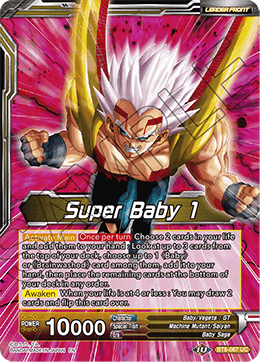 Super Baby 1 // Super Baby 2, Awakened Malevolence - Malicious Machinations Pre-Release Cards - Uncommon - BT8-067_PR